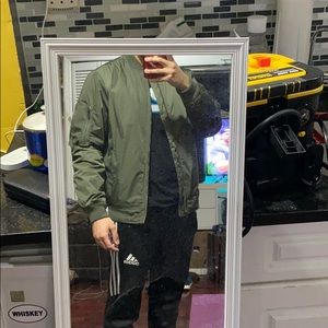 Classic Green Bomber Jacket